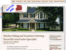 Tablet Screenshot of hatchersiding.com